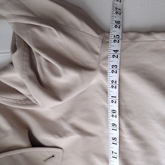 Carroll and Co Beverly Hills tan rain jacket 40 - Picture 14 of 16
